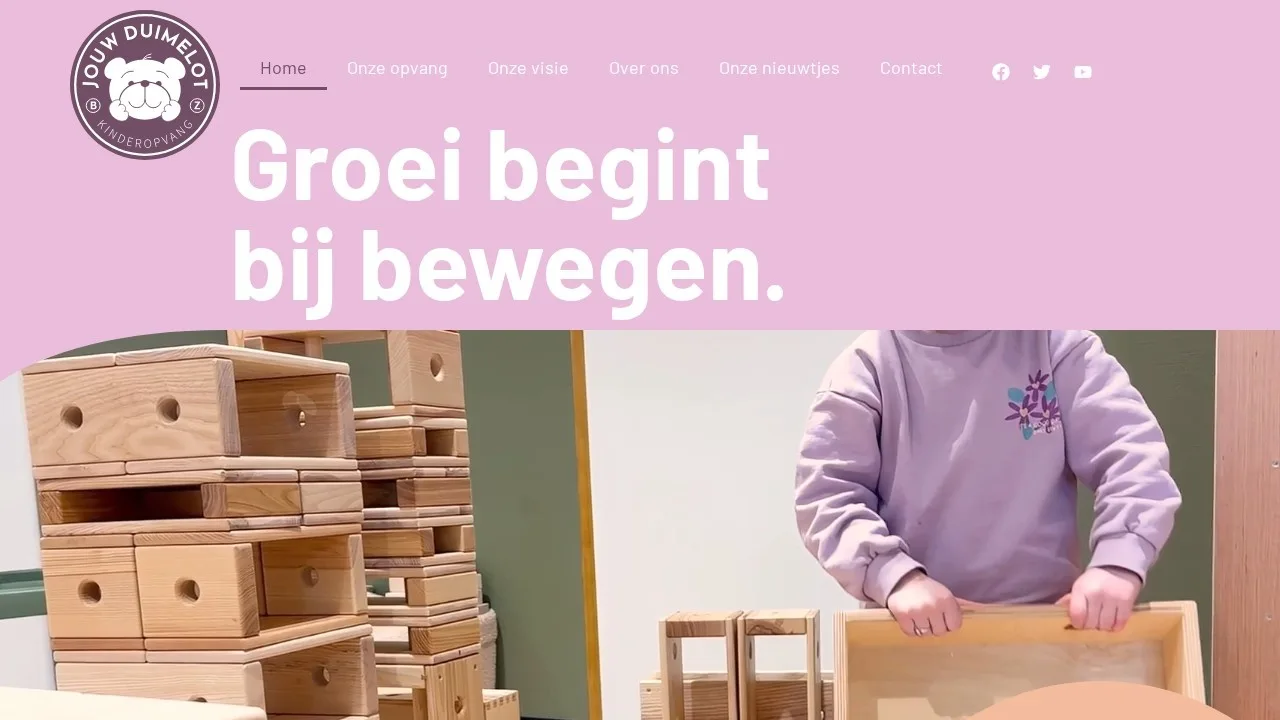 Homepage of jouwduimelot.nl