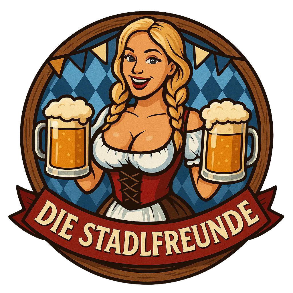 Die Stadlfreunde hero with logo from diestadlfreunde.nl