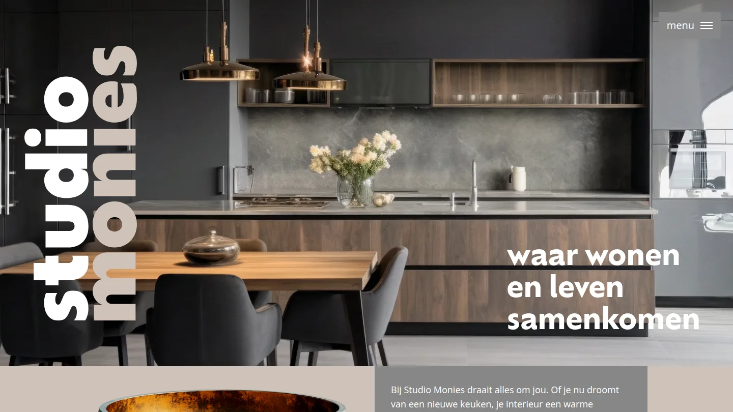 Homepage of studiomonies.nl
